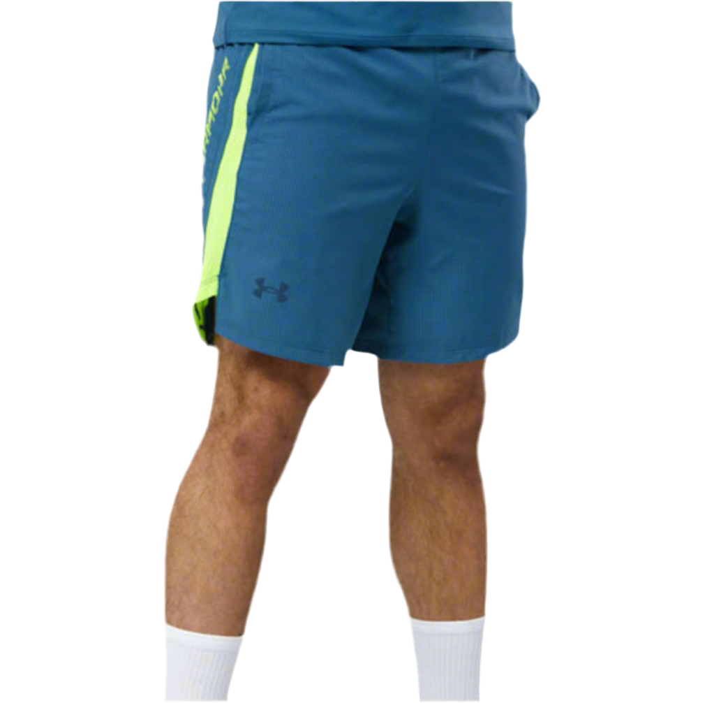 UNDER ARMOUR MENS LAUNCH 7 INCH GRAPHIC SHORTS
