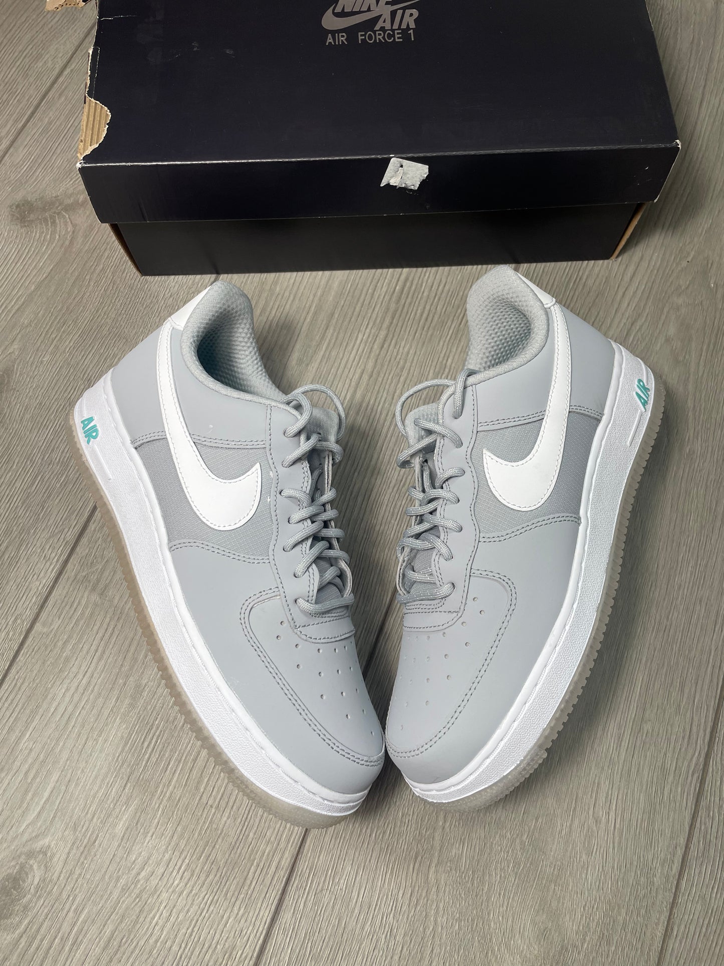 Nike AirForce 1 White Gum Sole