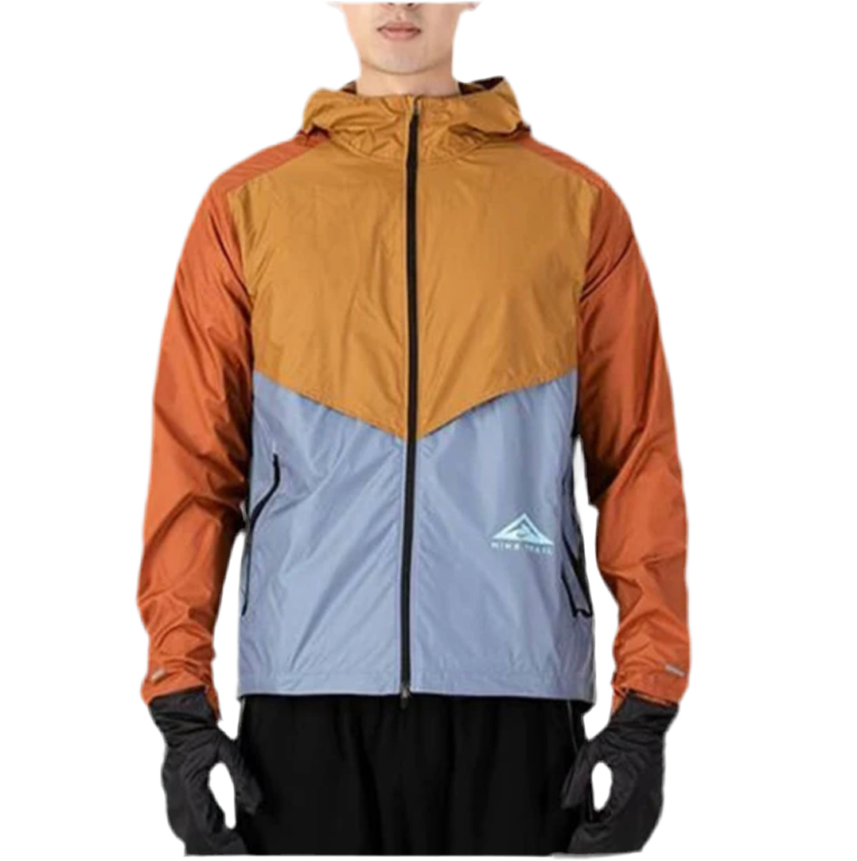 Nike Trail windbreaker jacket Mitts attached