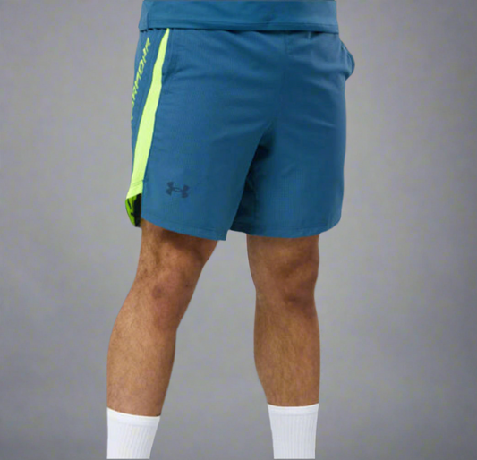 UNDER ARMOUR MENS LAUNCH 7 INCH GRAPHIC SHORTS