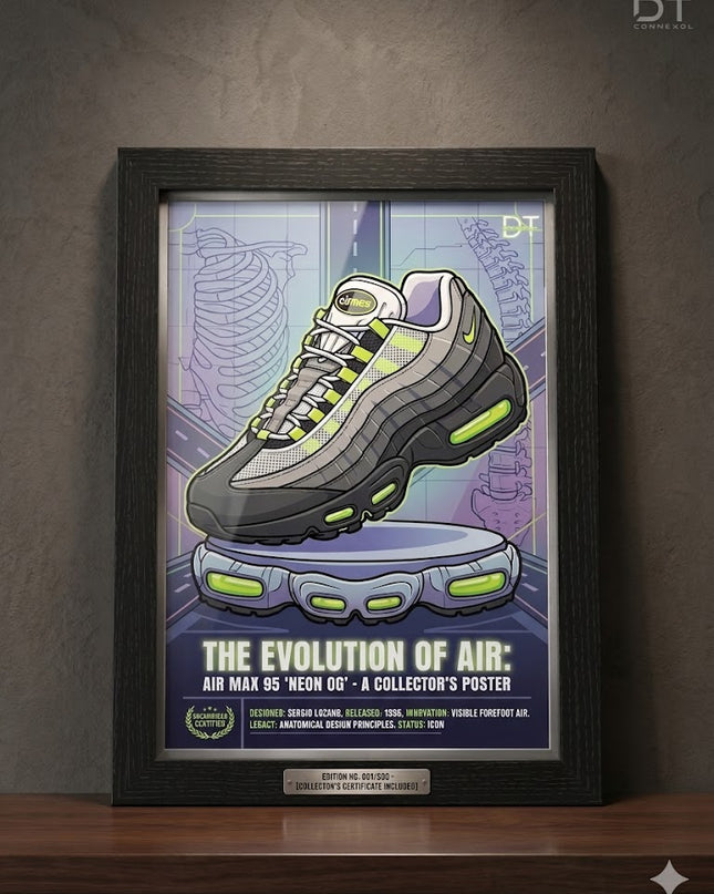 Nike AirMax 95 OG Neon Poster A3