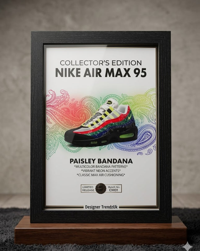Nike AirMax 95 Paisley Bandana Poster A3