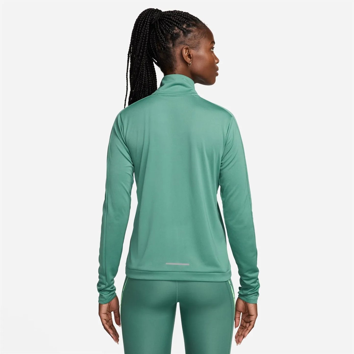 Nik Swoosh Dri Fit Zip Mid Layer